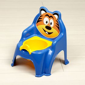 Горшок-стульчик «Тигра», цвет синий в Донецке