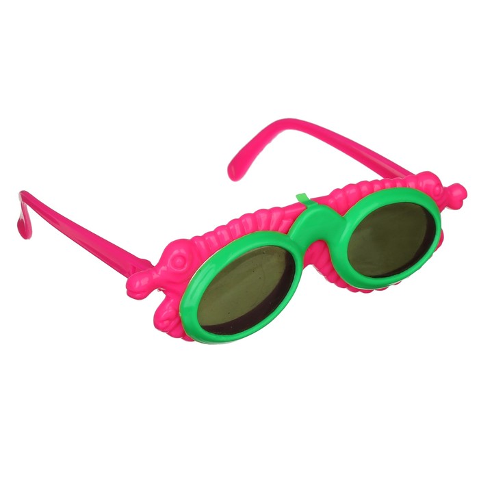 Карнавальные очки детские открывашка, круглые, цвета МИКС