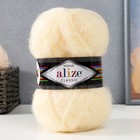 Пряжа "Mohair classic NEW" 25% мохер, 24% шерсть, 51% акрил 200м/100гр (01 кремовый) Пряжа "Mohair classic NEW" 25% мохер, 24% шерсть, 51% акрил 200м/100гр (01 кремовый)