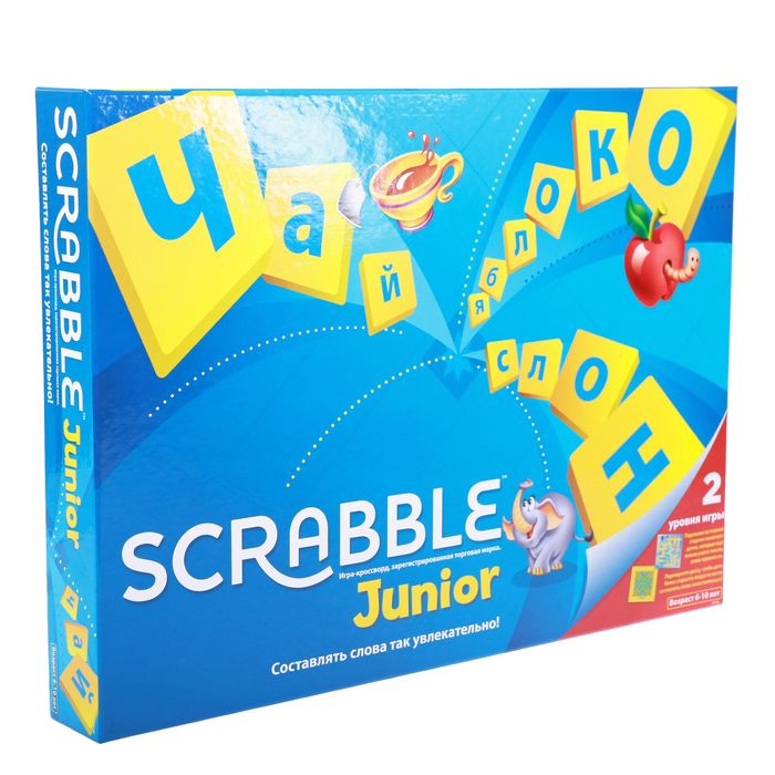 Настольная игра Scrabble. Скрэббл Джуниор детский Y9736