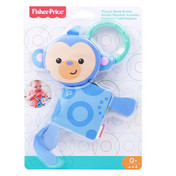 Мягкая книжка Тигр, обезьянка. МИКС. Fisher-Price CCG04