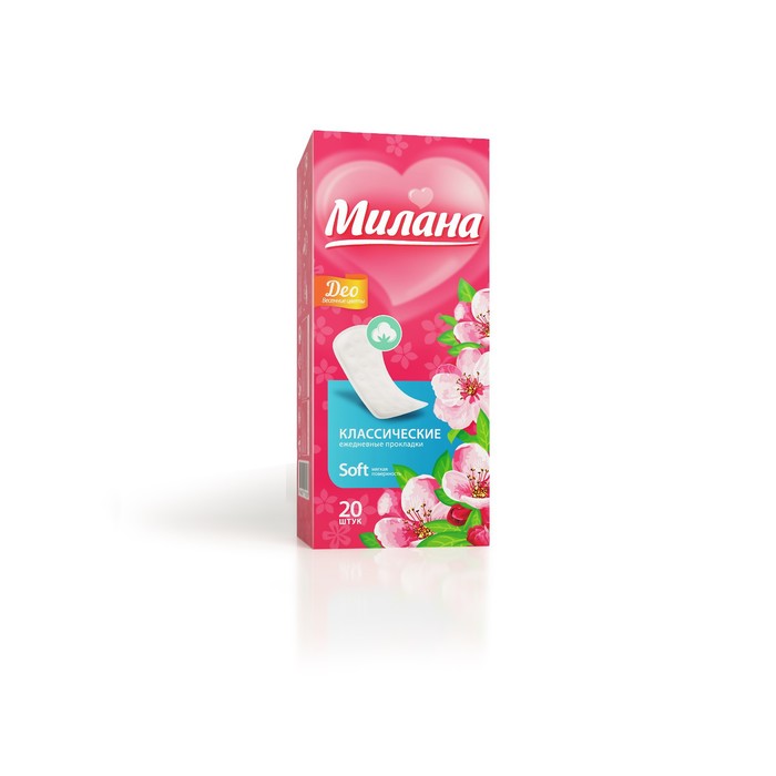 Прокладки ежедневные «Милана» Classic Deo Soft,20 шт/уп