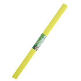 Бумага креповая поделочная гофро Koh-I-Noor 50 x 200 см 9755/09 жёлтая, в рулоне