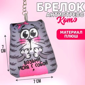 Брелок-антистресс «Возьми меня с собой», 7×7 см в Донецке
