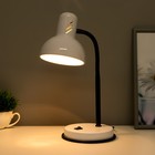 Светильник настольный НТ 2077А (220 В ЛН Е27) Белый - фото 2903214