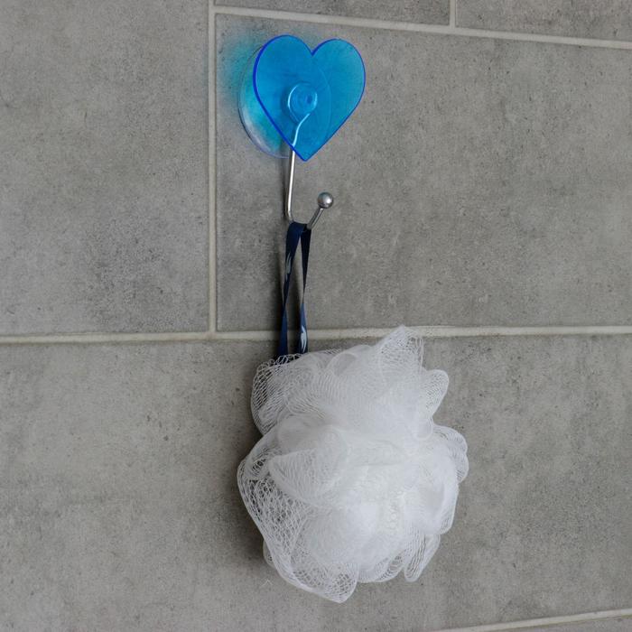 Крючок на вакуумной присоске «Сердце», цвет МИКС (1 шт.) - фото 797835666