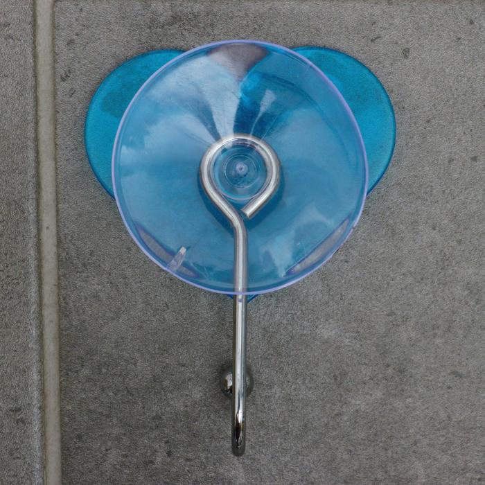 Крючок на вакуумной присоске «Сердце», цвет МИКС (1 шт.) - фото 797835667