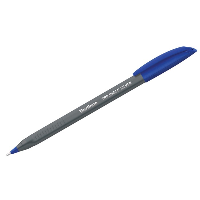 Ручка шариковая 1.0 мм, Triangle Silver, чернила синие, трёхгранная