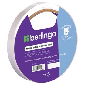 Double-sided adhesive tape 12 mm x 10 m Berlingo. 
