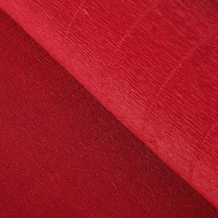 Бумага для упаковок и поделок, Сartotecnica Rossi, гофрированная, красная, однотонная, двусторонняя, рулон 1 шт., 0,5 х 2,5 м - фото 79054628