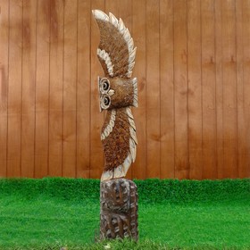 Сувенир дерево "Полет совы" 100х19х7 см