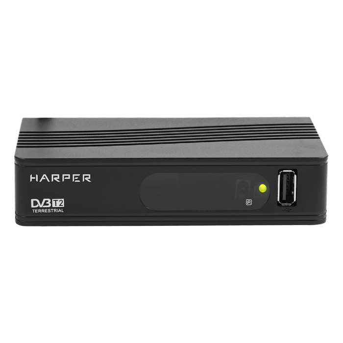 Цифровая ТВ приставка Harper HDT2-1202 DVB-T2 черный