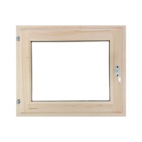 Окно, 50×70см, однокамерный стеклопакет, с уплотнителем, из липы