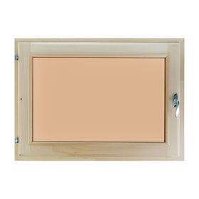 Окно, 70×100см, однокамерный стеклопакет, тонированное, с уплотнителем, из липы