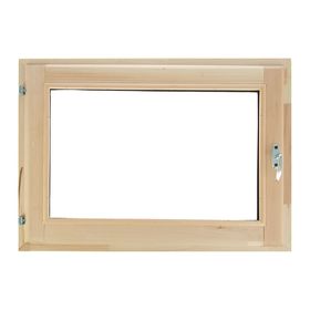 Окно, 60×100см, однокамерный стеклопакет, с уплотнителем, из липы