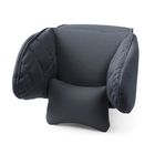 Подголовник Comfort, экокожа, 3D полиэстер, чёрный (COM-0250HR BK/BK) 2593877 - фото 59619