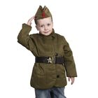 Костюм военного: телогрейка, пилотка, ремень, размер 32, рост 128 см