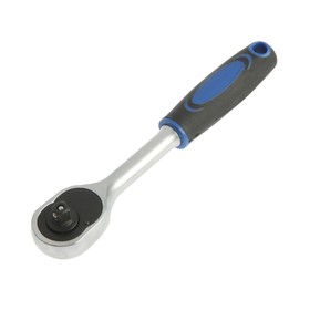 Вороток с трещоткой ТУНДРА, квадрат 1/4", 48 зубьев, CrV 1799949