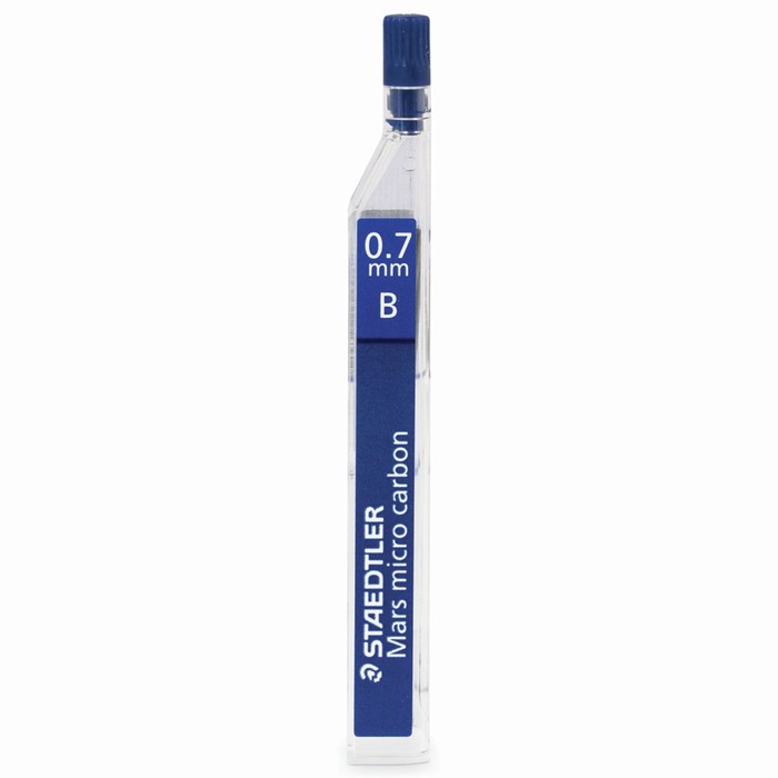 Грифели для механических карандашей 0.7 мм Staedtler Mars micro B, 12 штук 250 07-B