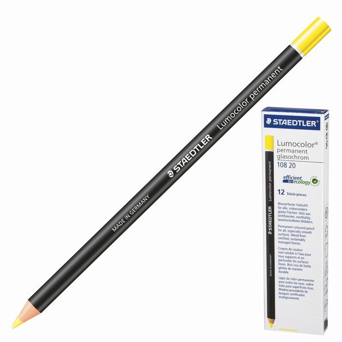 Карандаш перманентный Staedtler 4.5 мм жёлтый