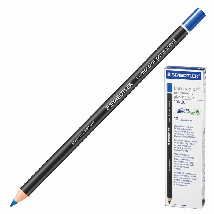 Карандаш перманентный Staedtler 4.5 мм синий