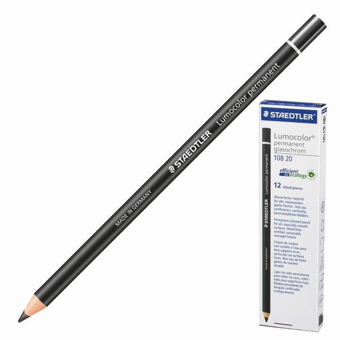 Карандаш перманентный Staedtler 4.5 мм чёрный