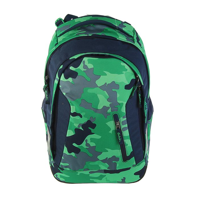 Рюкзак молодежный эргономичная спинка Ergobag 46*31*18 Satch Sleek Green Camou SAT-SLE-001-9D8