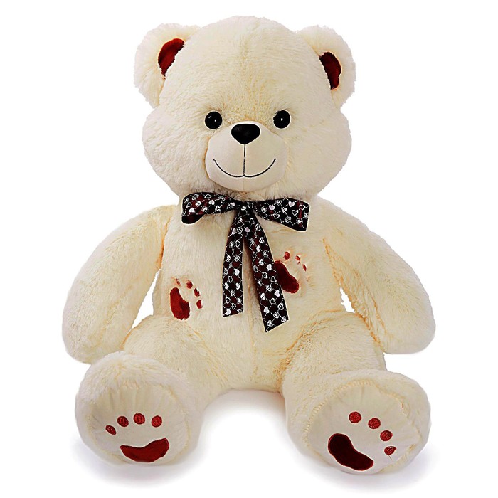Мягкая игрушка «Медведь Френк», 90 см, цвет молочный - фото 79055421