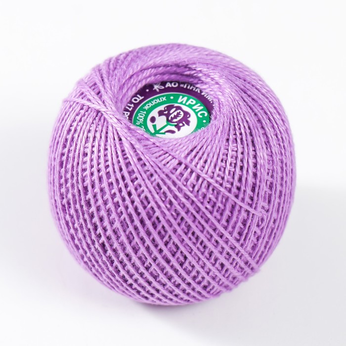 Buy Knitting threads "Iris" 150m / 25gr 100 mercerized cotton color