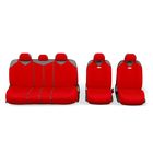 Чехол-майка AUTOPROFI R-1 SPORT PLUS Zippers R-902PZ RD, закрытое сиденье, полиэстер, 9 предметов, 6 молний, цвет красный 2262384 - фото 59941