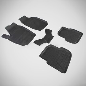 Коврики резиновые с высоким бортом для Volkswagen POLO, седан, 2010-2018 2710651