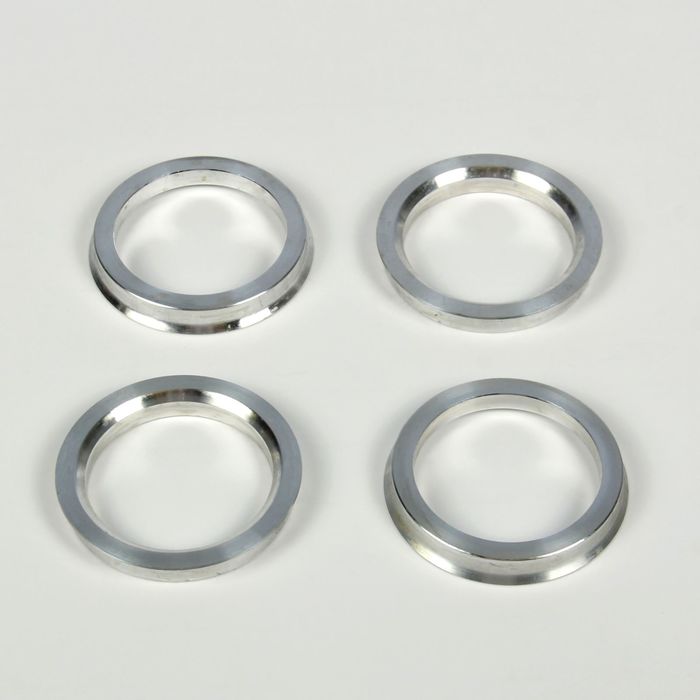 Алюминиевое центровочное кольцо, диаметр наружний 67,1 мм, внутренний 54,1 мм, набор 4 шт.