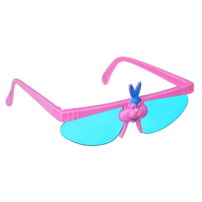 Карнавальные очки детские на веревочке со зверушками, цвета МИКС