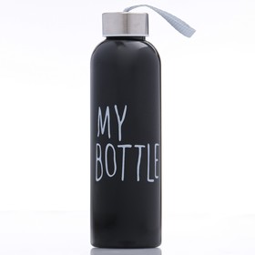 Бутылка для воды My bottle, 500 мл,  6.5х21.5 см, чёрная