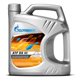Масло трансмиссионное Gazpromneft ATF DX III, 4 л 2720954