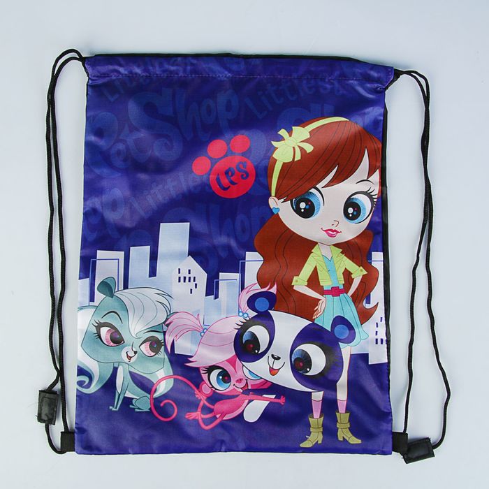 Мешок для обуви 430х340х10 мм Littlest Pet Shop, сиреневый LPDB-MT1-883