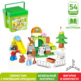 {{productViewItem.photos[photoViewList.activeNavIndex].Alt || productViewItem.photos[photoViewList.activeNavIndex].Description || 'Конструктор «Счастливая ферма», 54 детали'}}