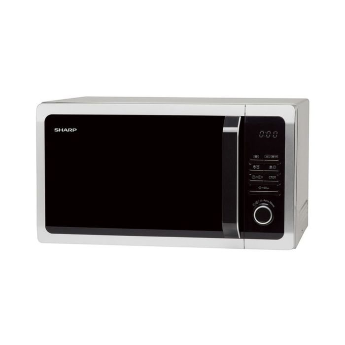 Микроволновая печь Sharp R-7852RSL, 25 л, 900 Вт, серебристый/черный