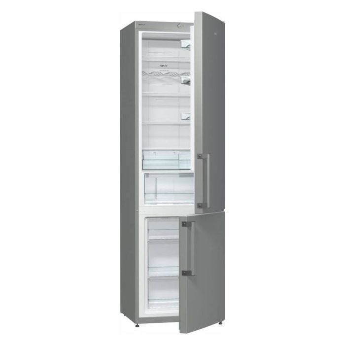 Холодильник Gorenje NRK6201GHX, класс А+, объем 339 л, двухкамерный, нержавеющая сталь