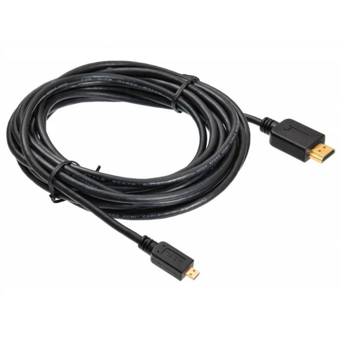 Кабель аудио-видео Buro HDMI (m), Micro HDMI (m), 5 м, черный