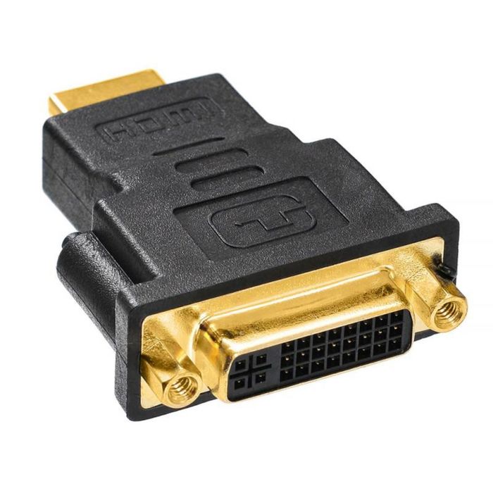 Переходник Buro HDMI-19M-DVI-D(F)-ADPT, DVI (f), HDMI (m)