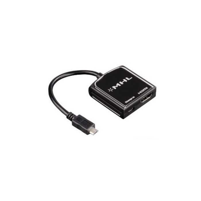 Адаптер аудио-видео Hama H-54510 00054510, HDMI (f), Micro HDMI (m), 0.2 м, черный
