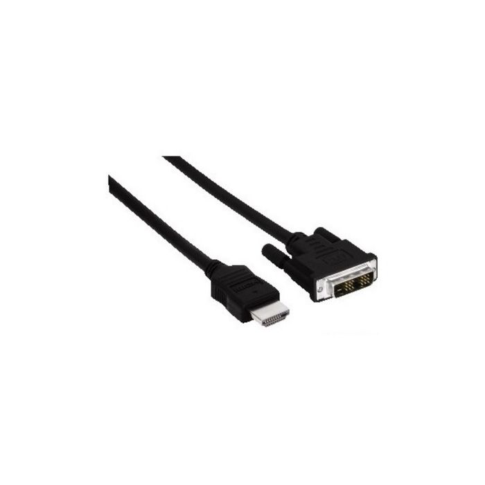 Кабель видео Hama (00056443), HDMI (m), DVI-D (m), 1.5 м, черный