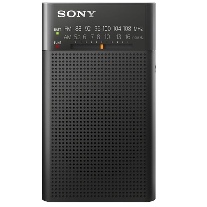 Радиоприемник Sony ICF-P26, портативный, карманный, черный