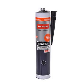 Полиуретановый герметик Novol GRAVIT 630, чёрный, 300 мл 33201