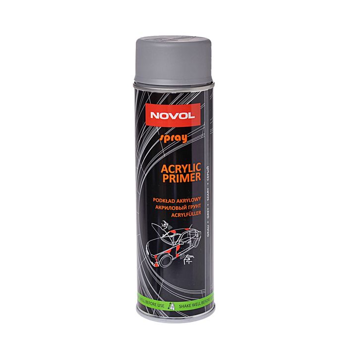 Грунт акриловый Novol spray acryl primer серый 500 мл