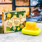 Подарочный набор "Радости и тепла в Новом году!", косметическое мыло + мыльница