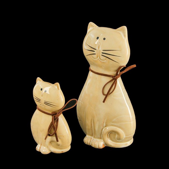 Керамическая купить в новосибирске. Фигурки кошки из керамики. Статуэтки кошек из керамики. Керамическая кошка статуэтка. Керамические коты.