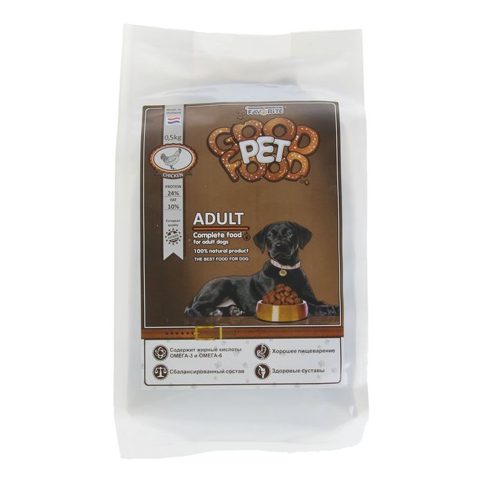 Сухой корм Good Pet Food Adult dog для взрослых собак, 0,5 кг