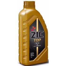 Масло моторное ZIC 0W-40 TOP PAO, 1 л 2599172